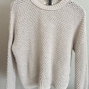Madewell Women's Textured Cream Sweater